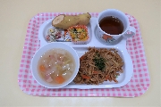 １月２５日(水)未満児の給食(もも組)