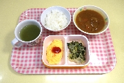 ３月１５日(金)３歳児からの給食(たんぽぽ２組)